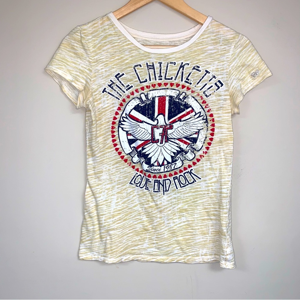 Chickettes Band Tee 1987 Graphic T-Shirt Women’s Small Short Sleeve Top Spring